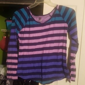 Striped long sleeve shirt